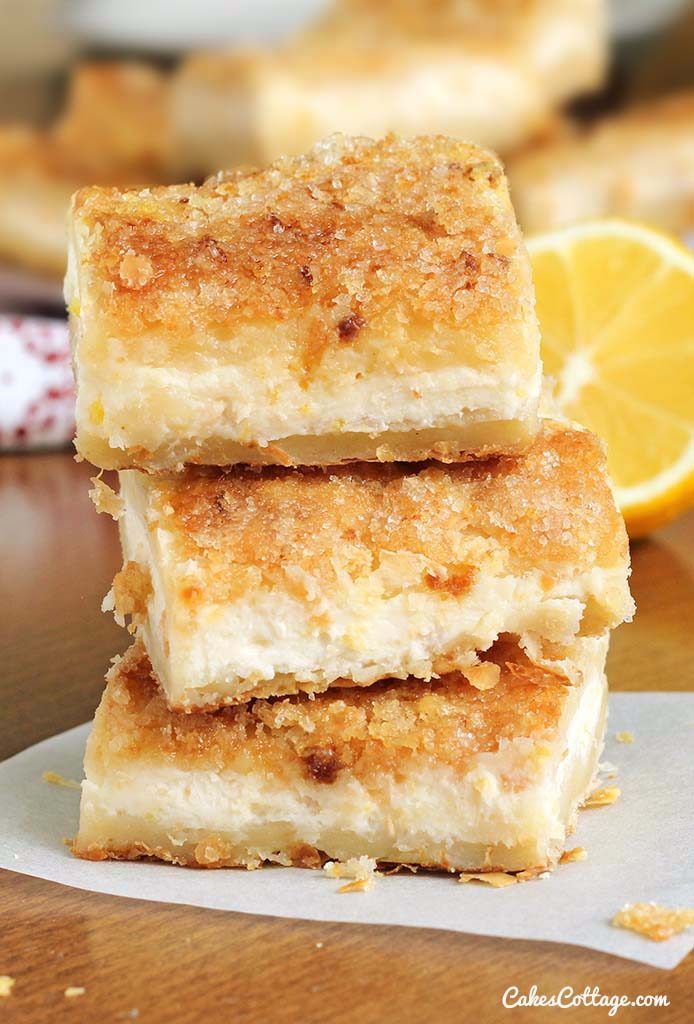 Easy Lemon Cream Cheese Bars