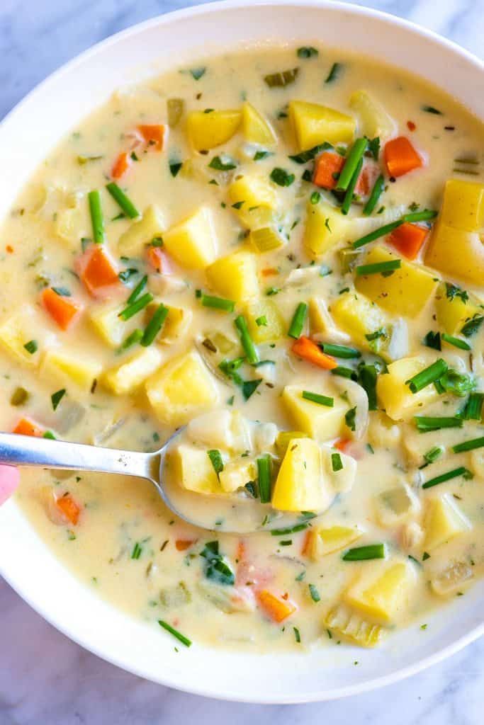 Easy Creamy Potato Soup