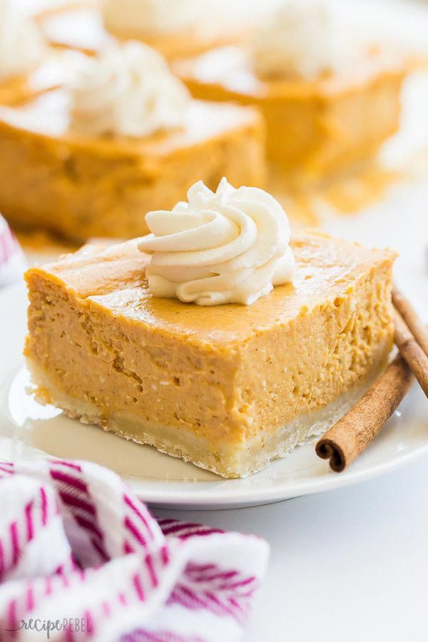 Pumpkin Cheesecake Bars
