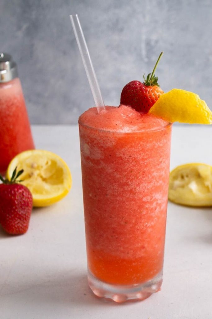 Strawberry Lemonade Vodka Slush