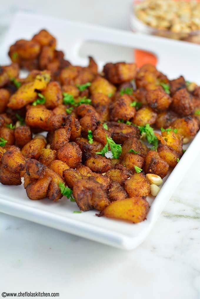 Easy Kelewele - Spicy Fried Plantains