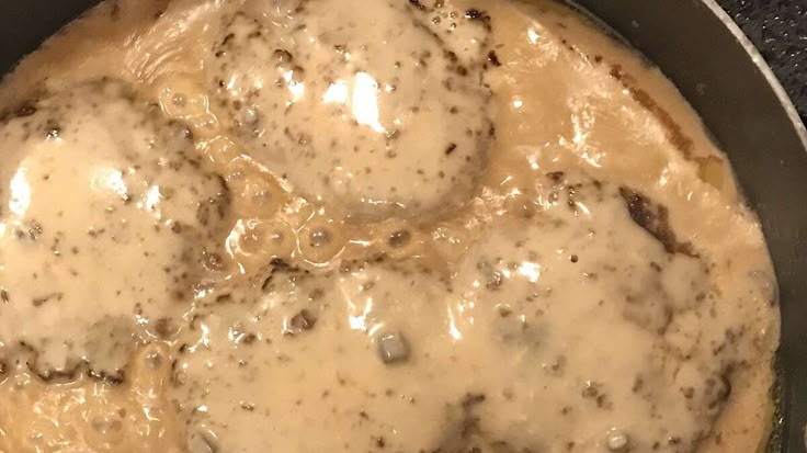 Hamburgers with Mushroom Gravy