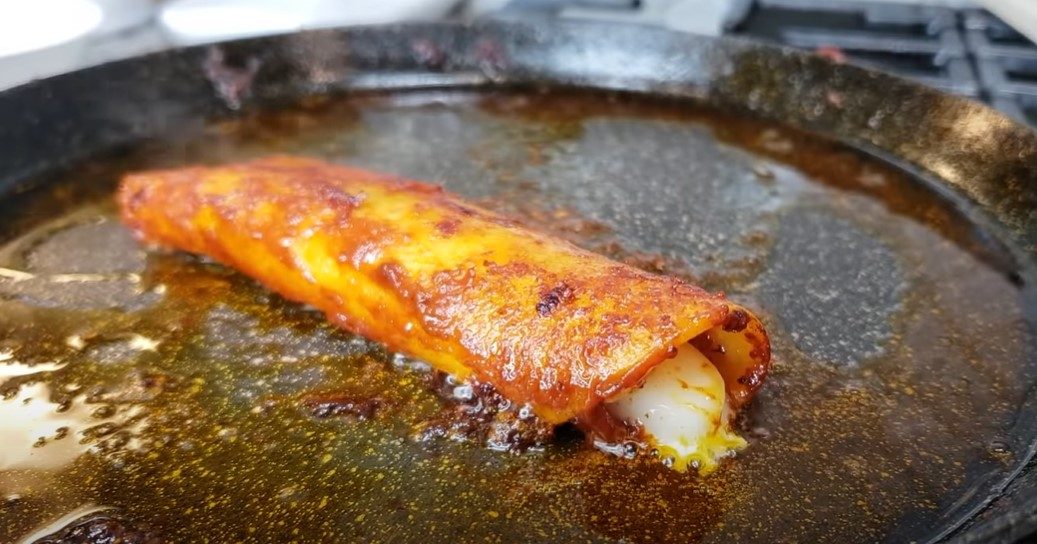 Spicy Enchiladas Verdes de Queso