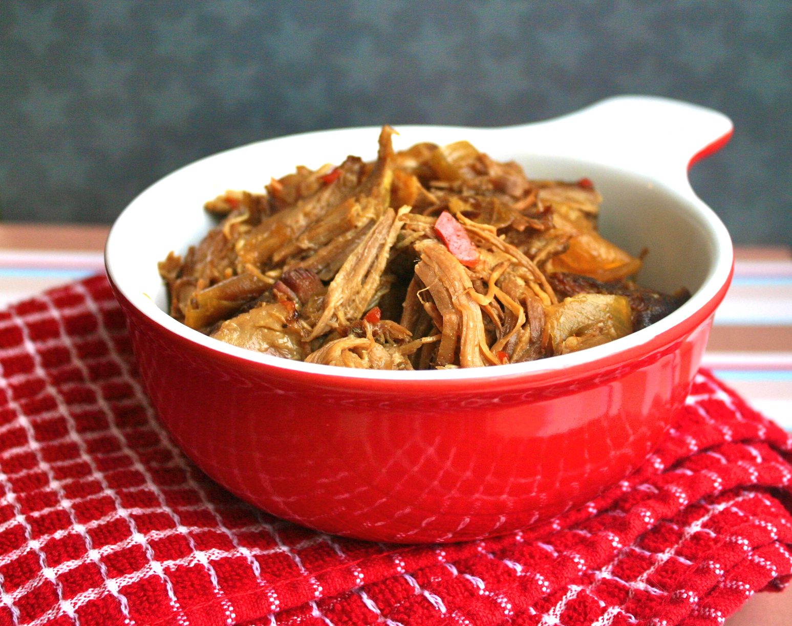 Delicious Hot Pepper Jelly Pork Shoulder in the Crock Pot