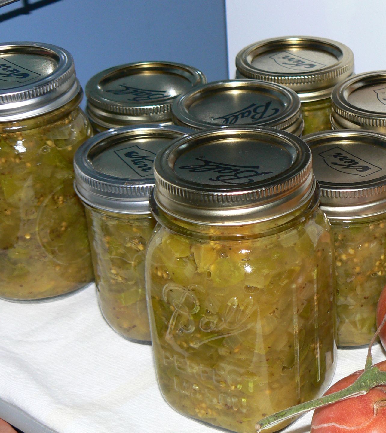 Amish Green Tomato Relish