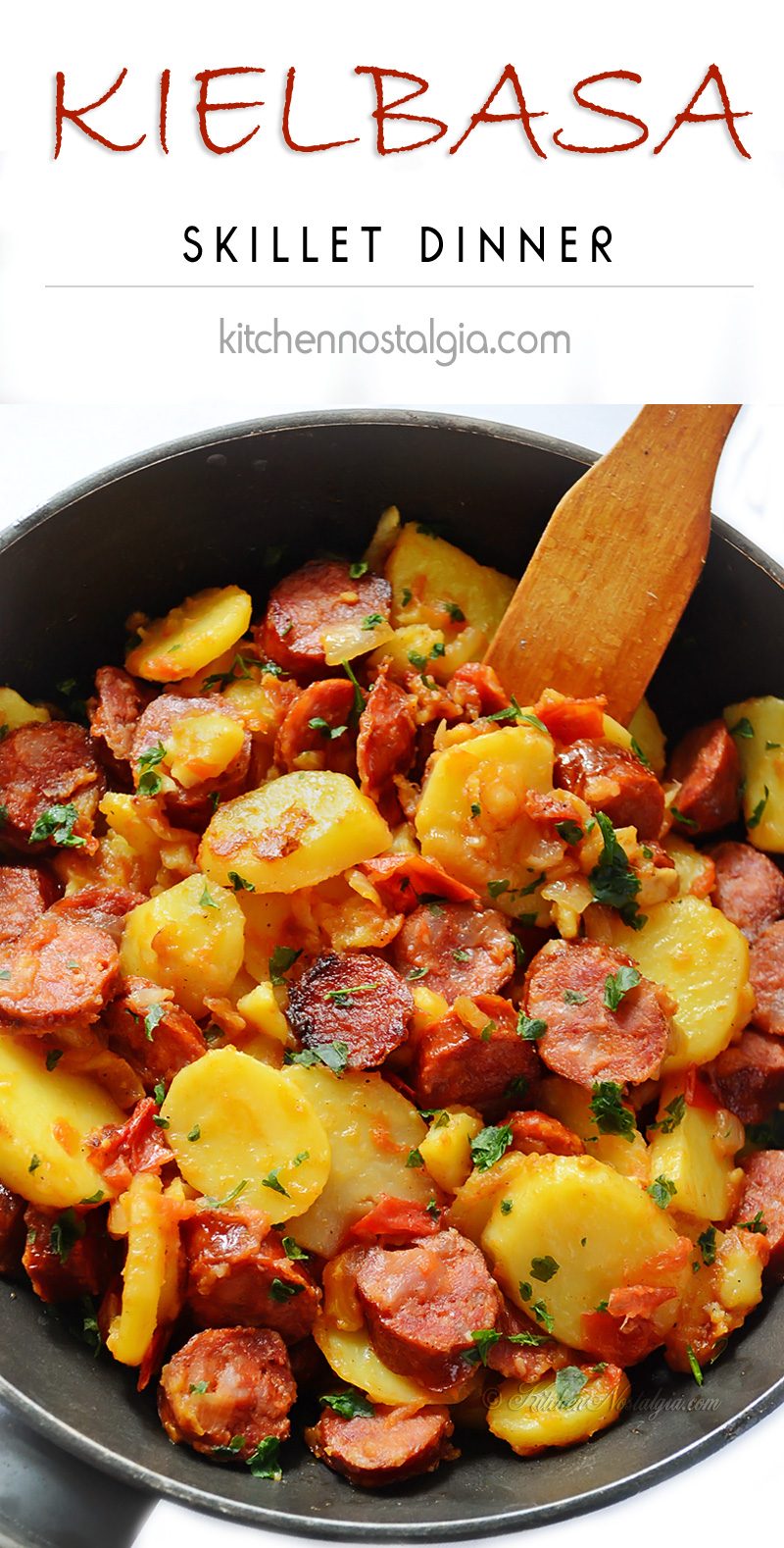 Kielbasa and Potatoes Skillet Dinner