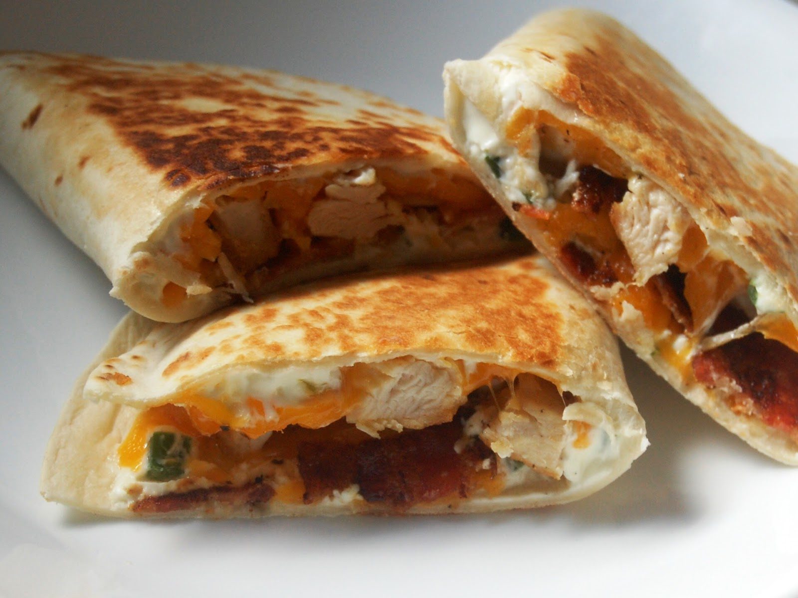 Jalapeno Popper Chicken Quesadillas