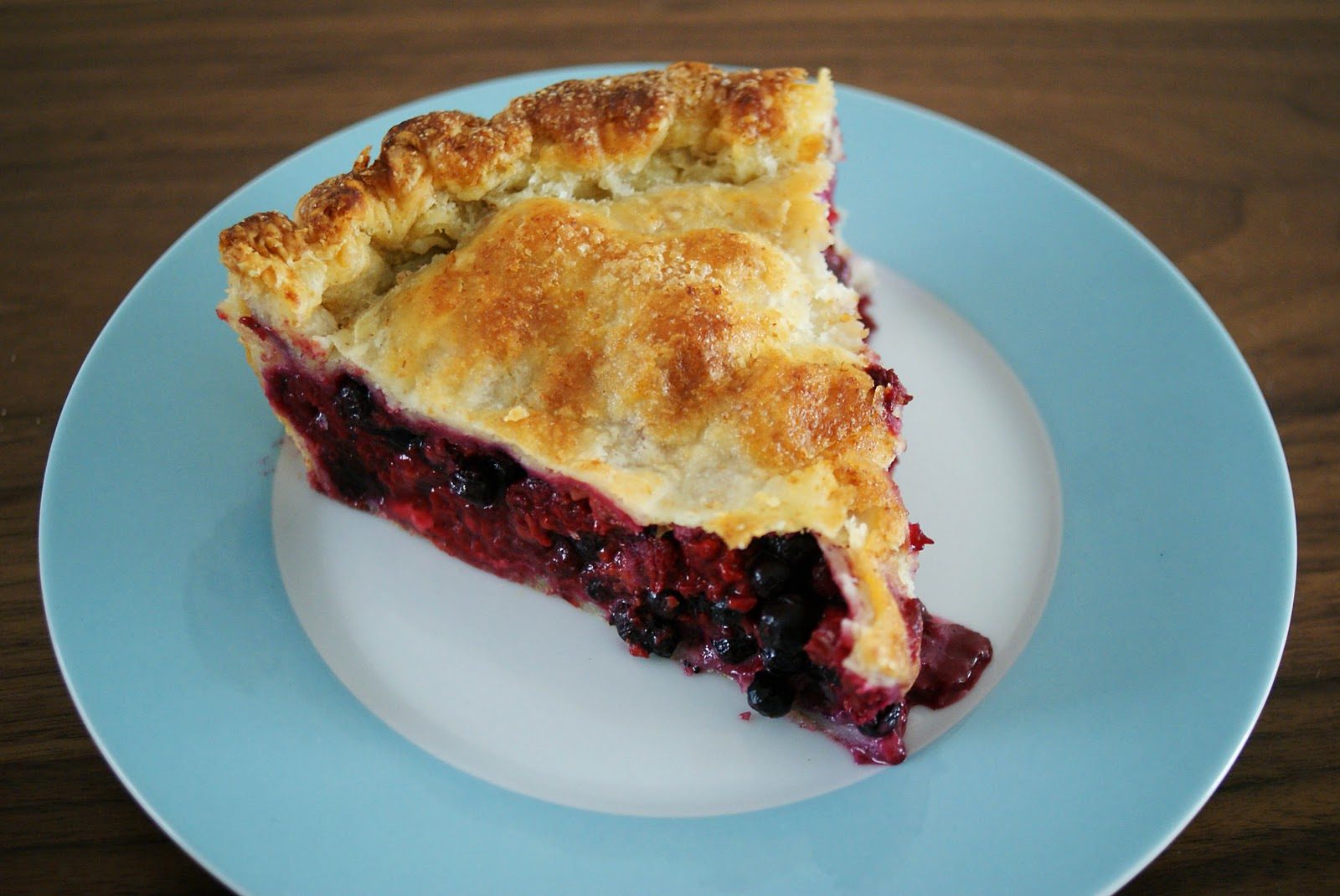 Raspberry Blueberry Pie