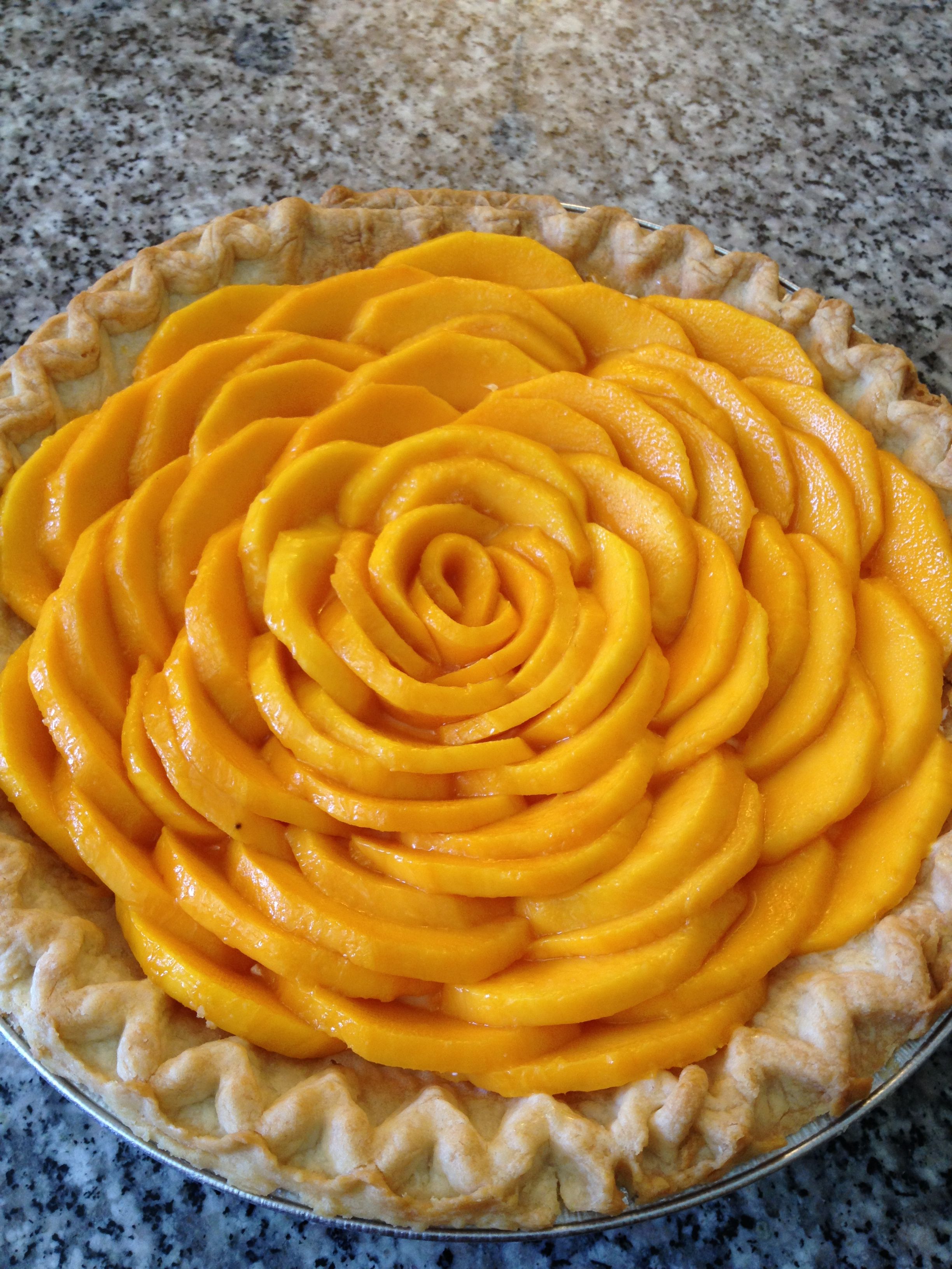 Fresh Mango Cream Pie