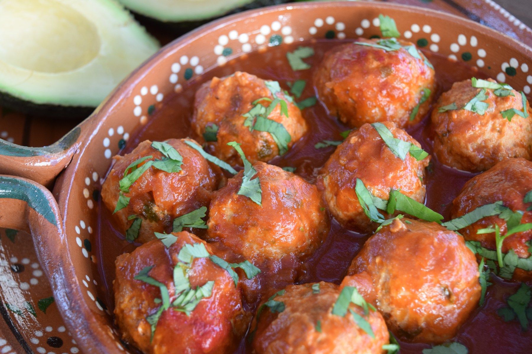 Albondigas en Salsa Chipotle (Meatballs in Chipotle Sauce) Healthed Up