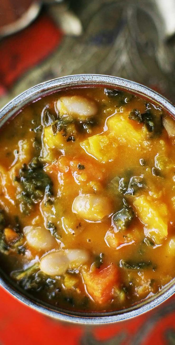 Kale and Roasted Vegetable Soup