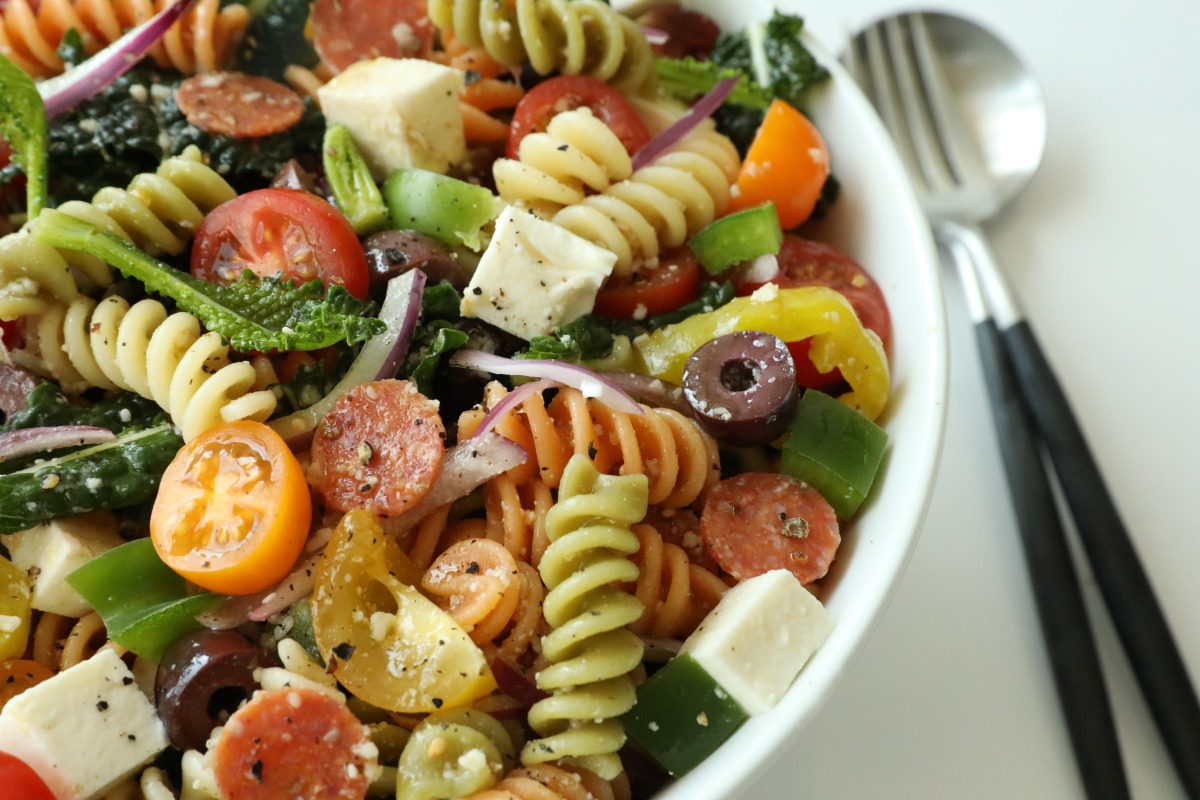Rainbow Pasta Salad