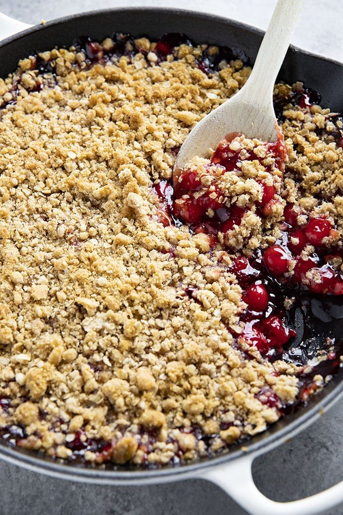 Easy Cherry Crisp
