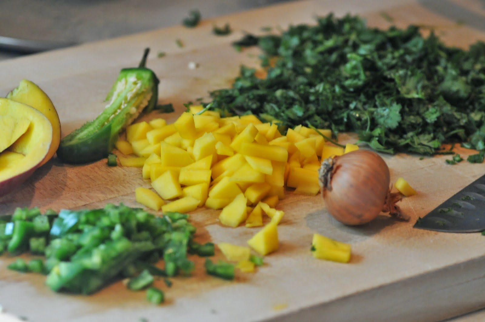 Korean Beef Tacos with Mango + Cilantro Slaw
