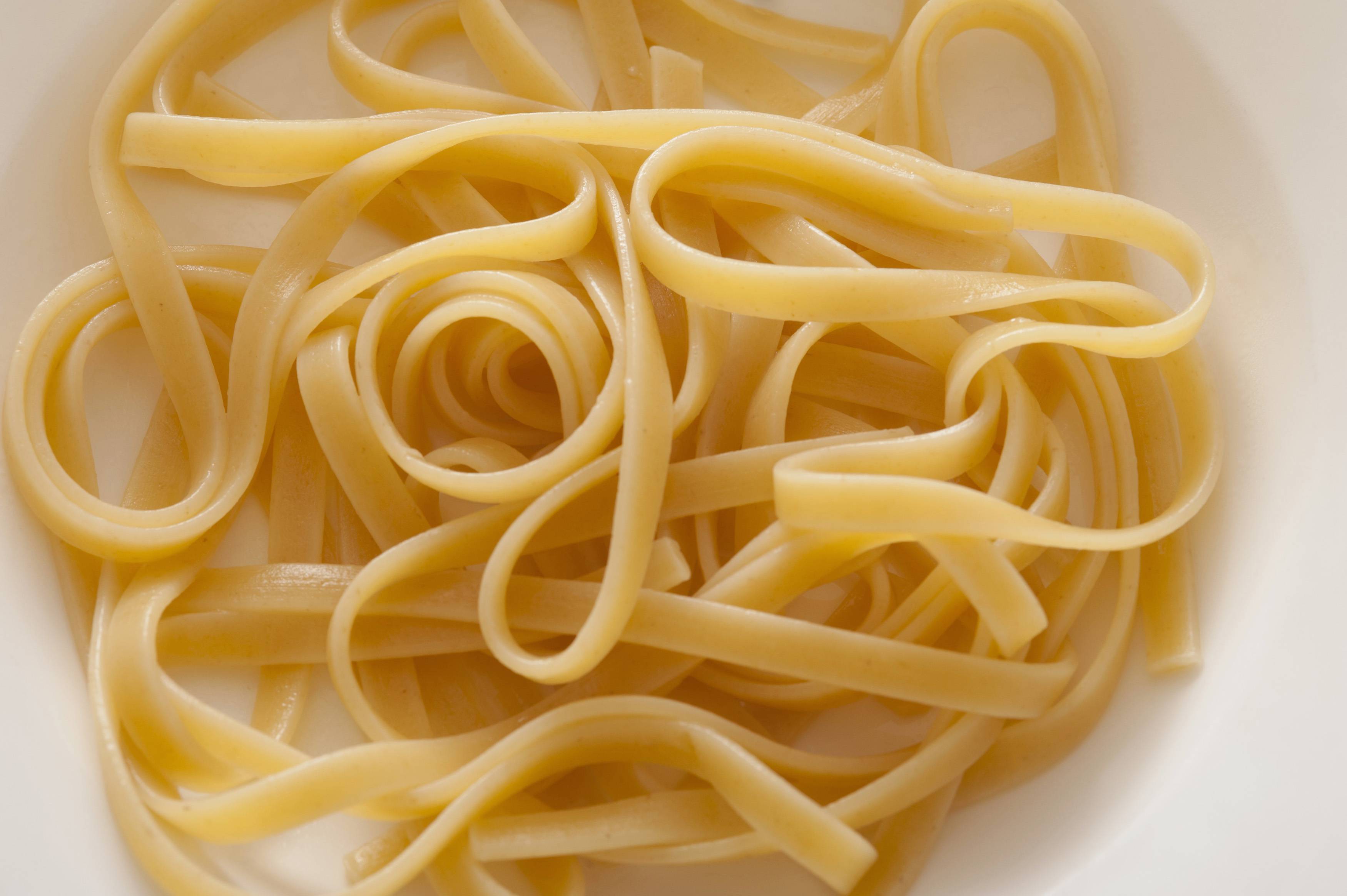 Plain Cooked Pasta In White Bowl - Free Stock Image Image Free Photo