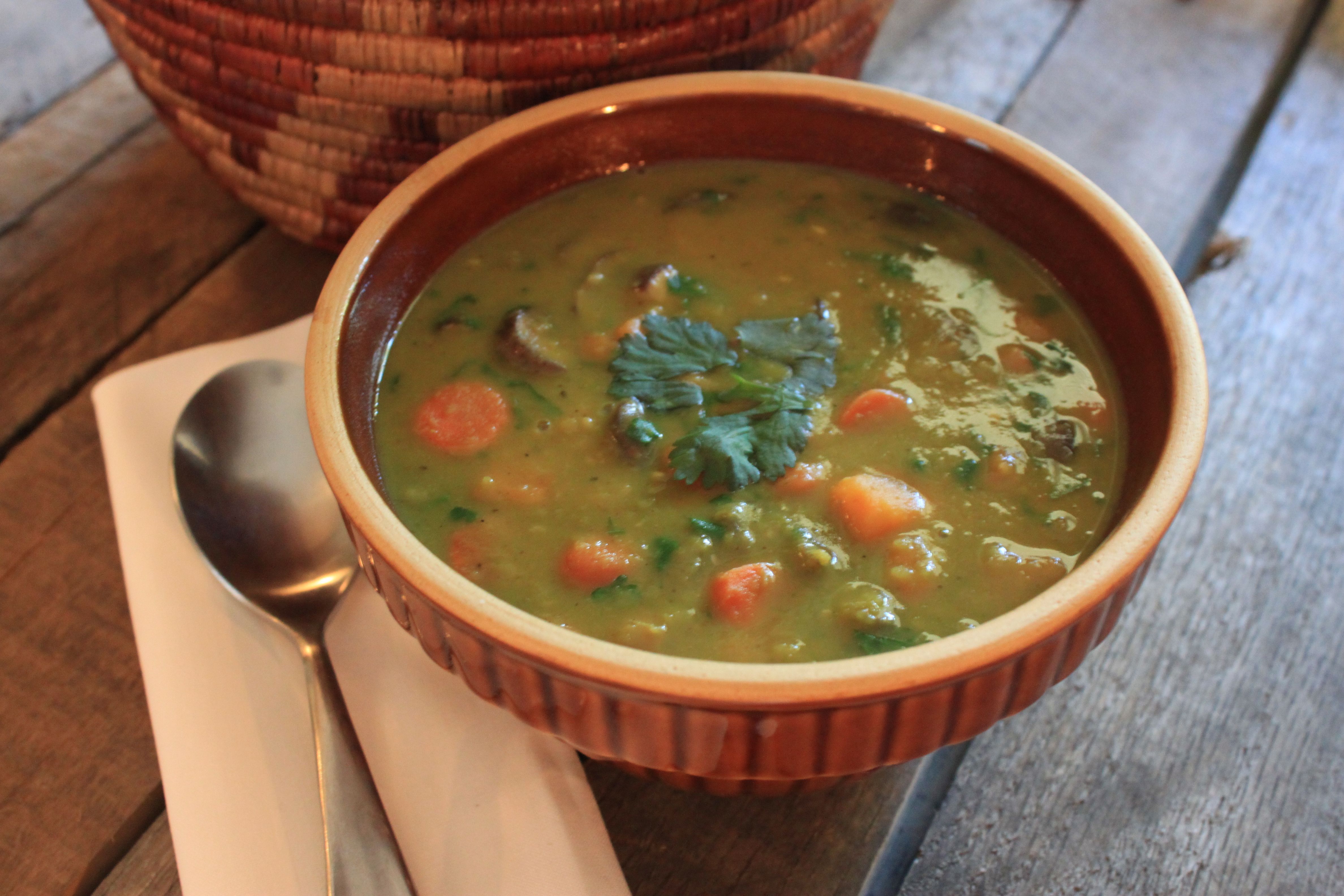 Coconut Curry Split Pea Soup