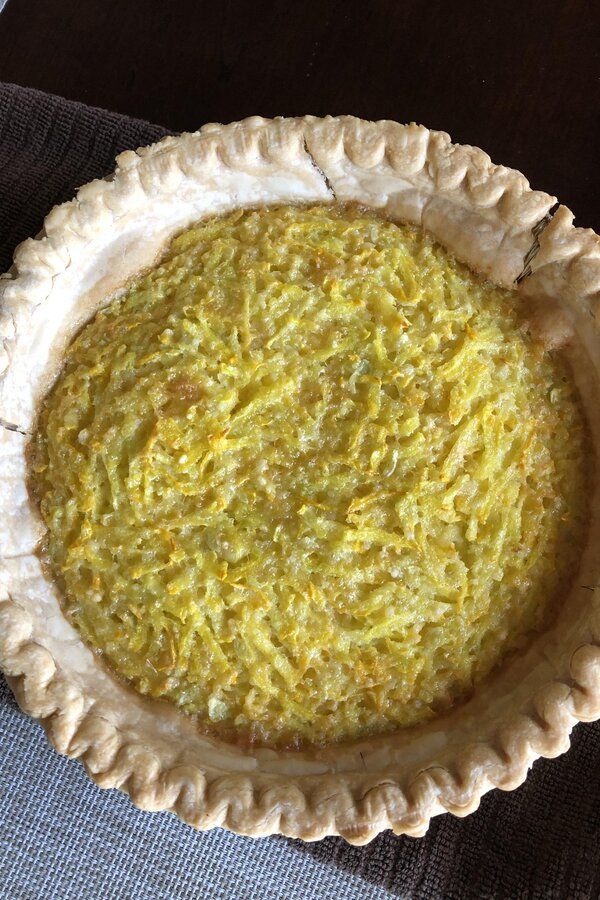 Squashed Lemon Coconut Pie