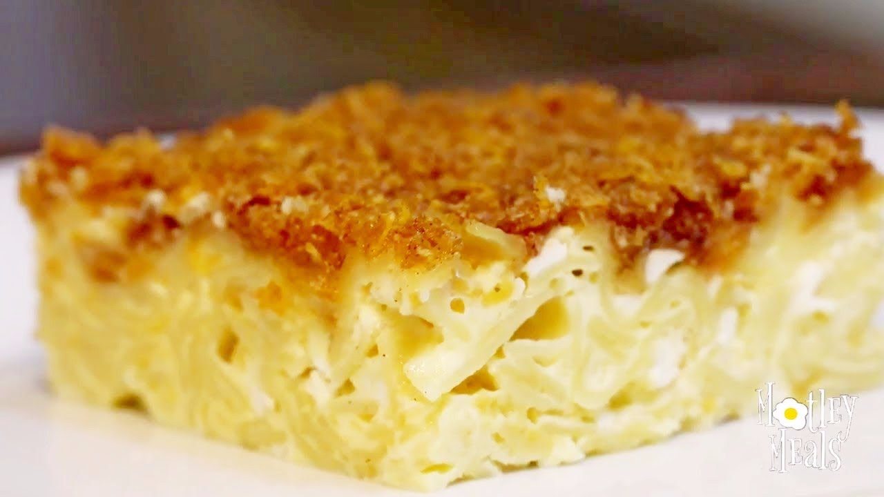 Cinnamon Noodle Kugel - YouTube