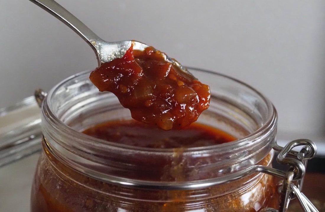 Tomato and Apple Chutney