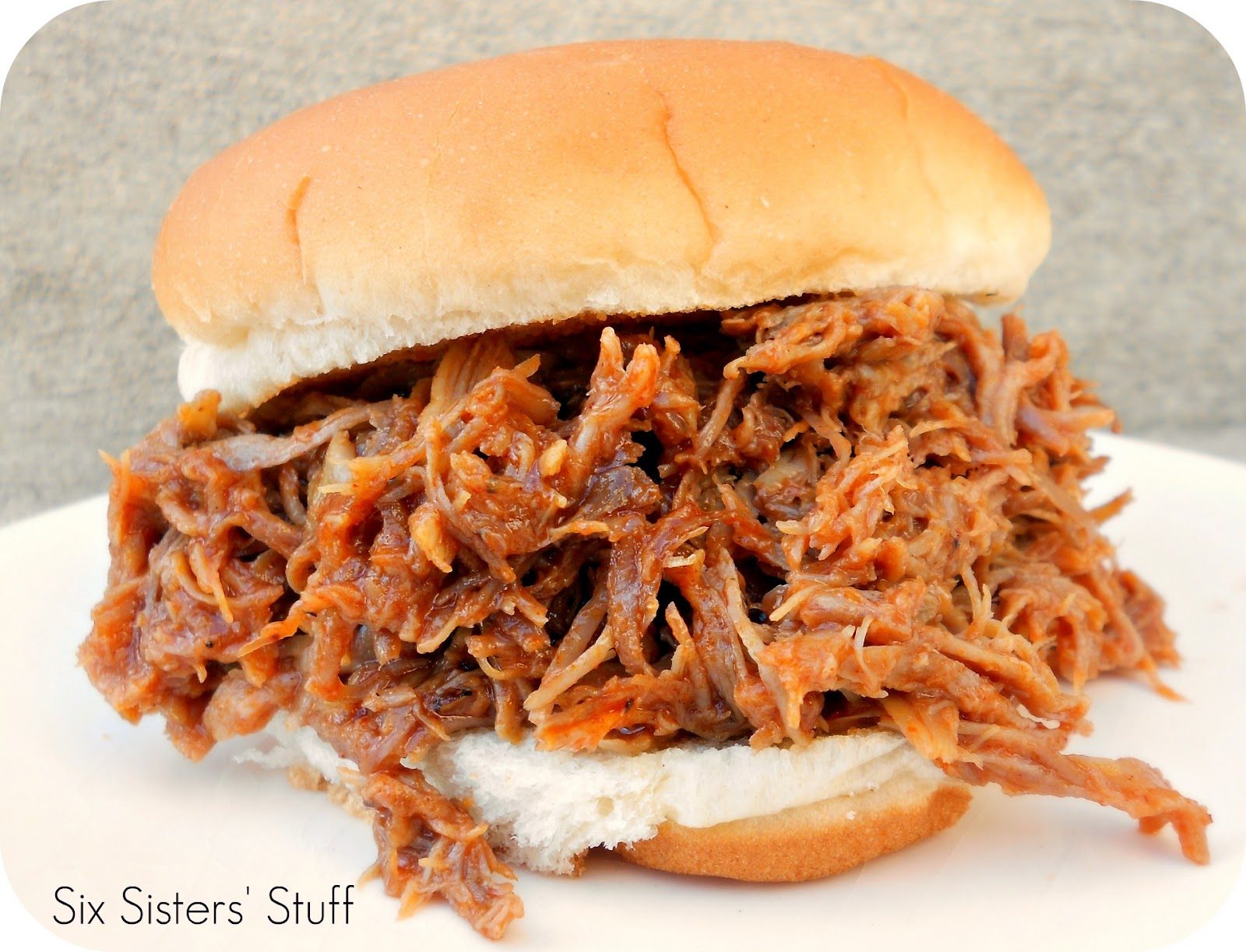 Slow Cooker Smoky BBQ Pulled Pork Sandwiches