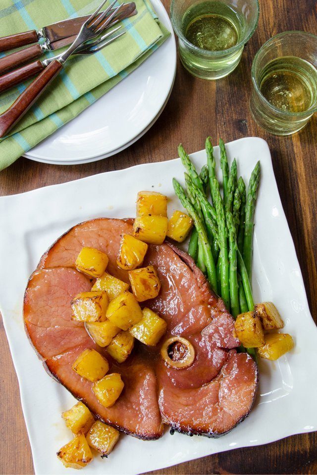 Ham Steak with Brown Sugar Glaze