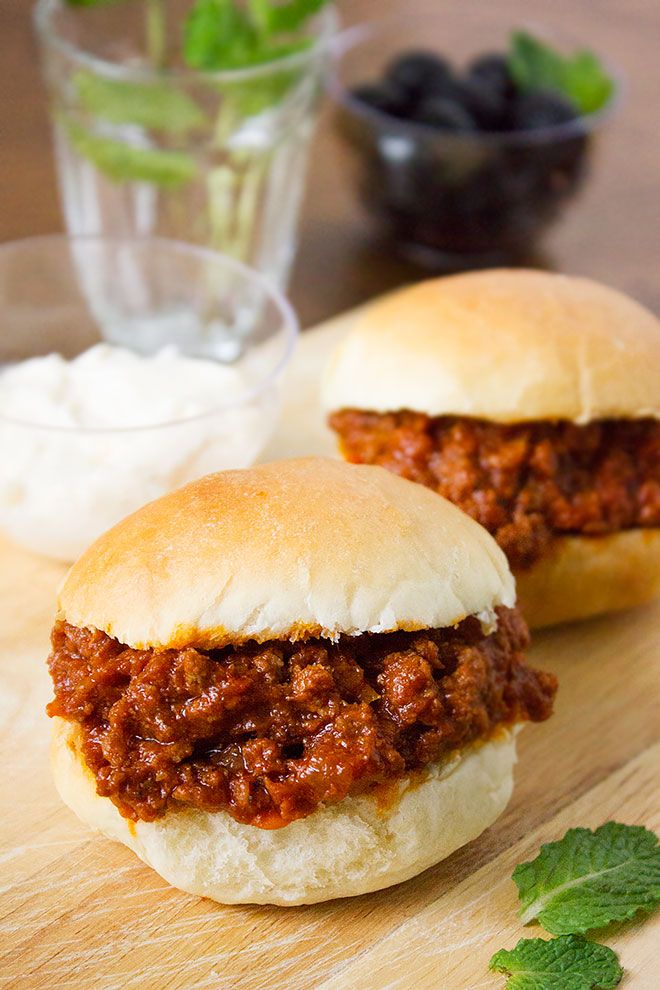 Delicious Sloppy Joes served on a plate