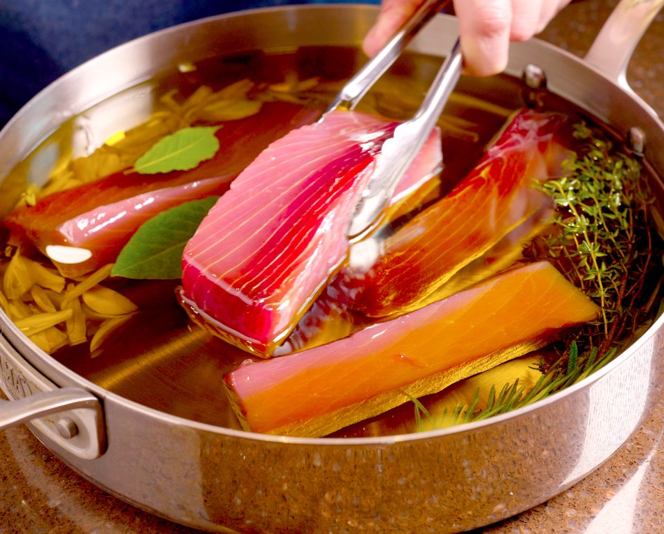 Olive Oil-Poached Tuna Provençal