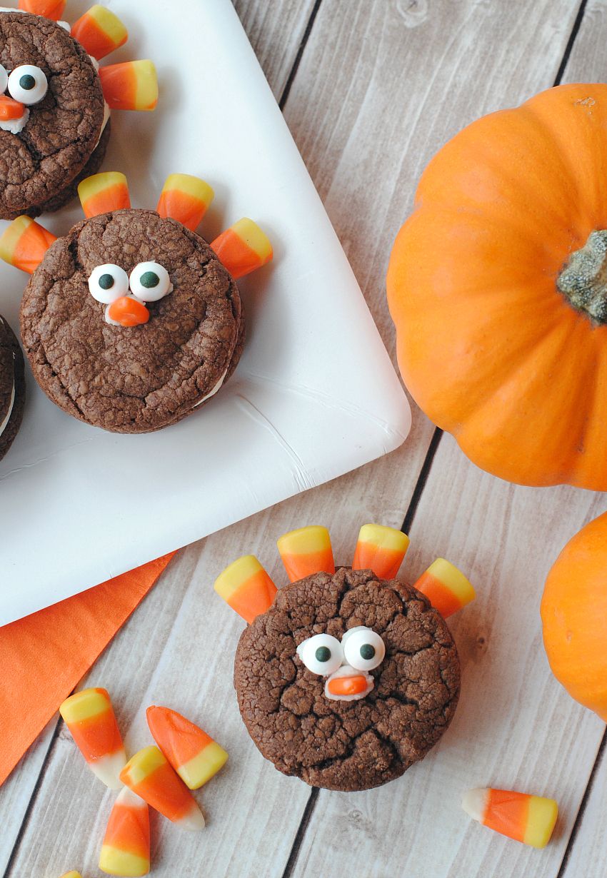 Easy Turkey Cookies for Kids