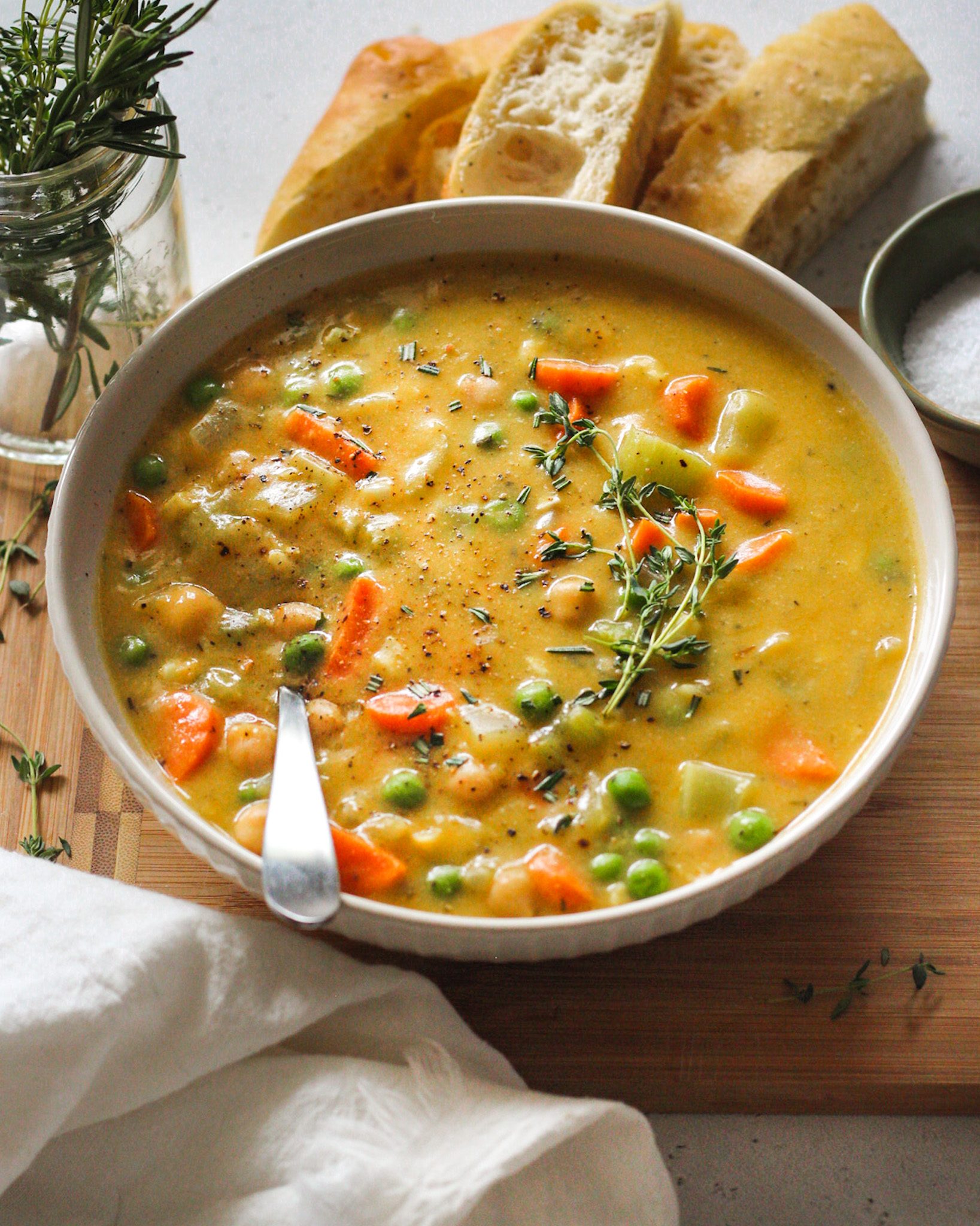 One-Pot Creamy Vegetable Soup