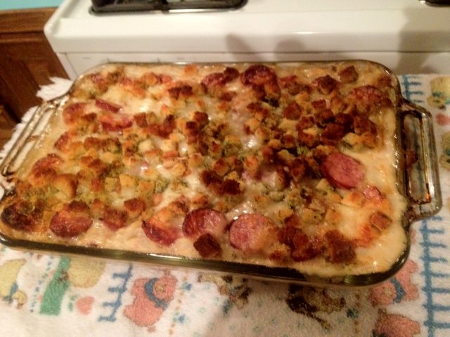 Polish Reuben Casserole