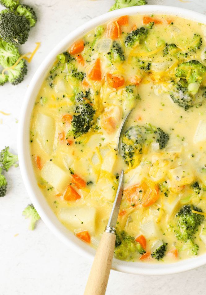 Broccoli Cheese and Potato Soup