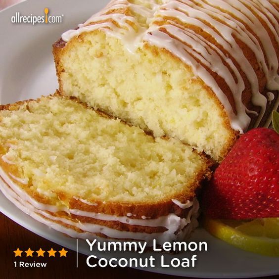 Yummy Lemon Coconut Loaf