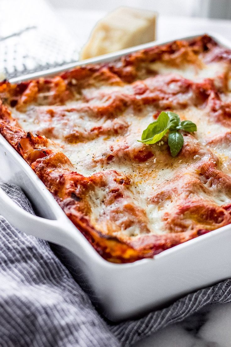 Vegetarian Spinach Ricotta Lasagna