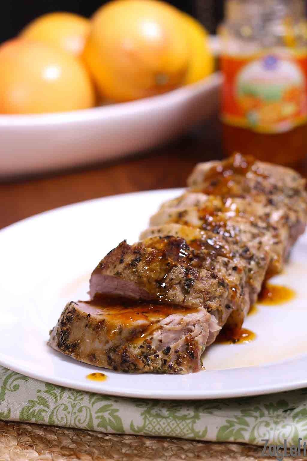 Citrus Glazed Pork Tenderloin