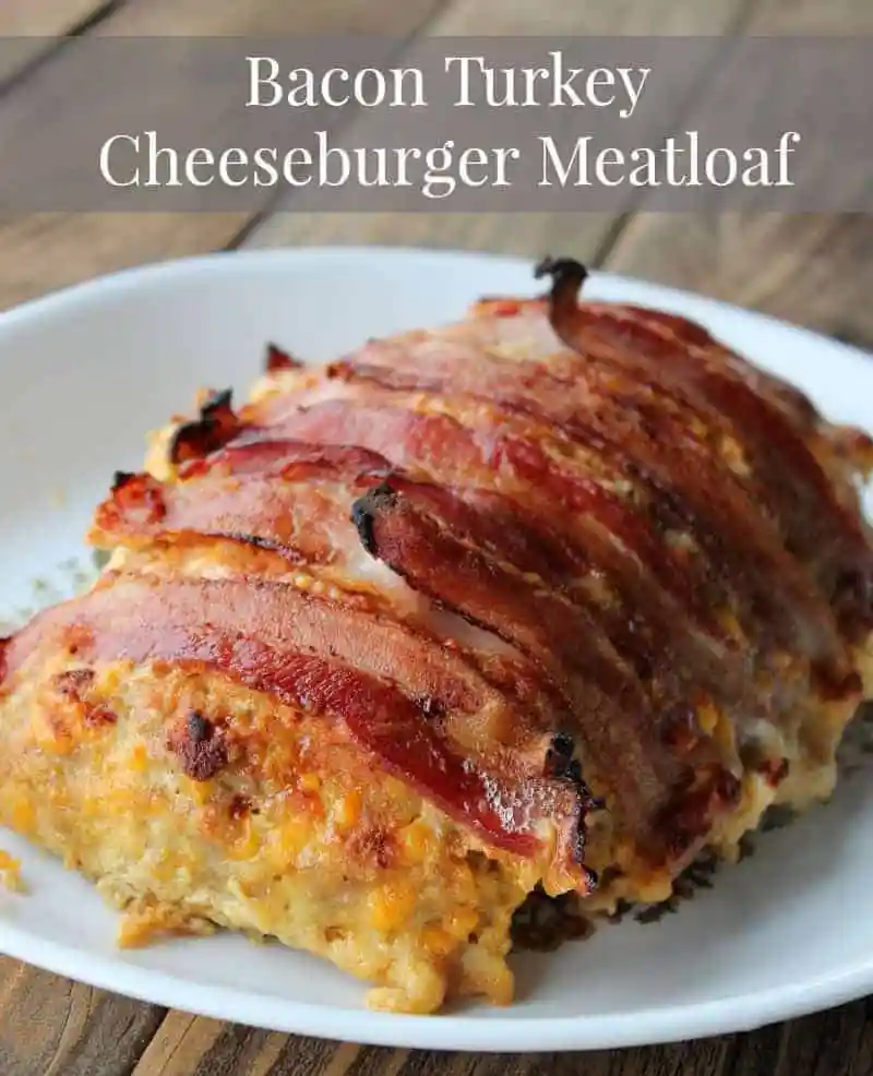 Healthy Bacon Turkey Cheeseburger Meatloaf