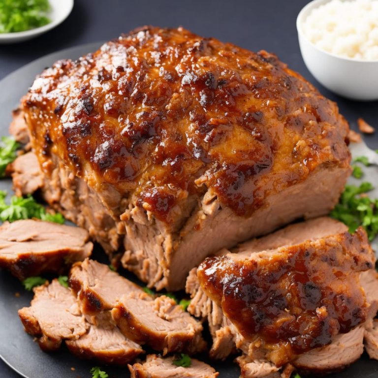 Delicious moist pork roast