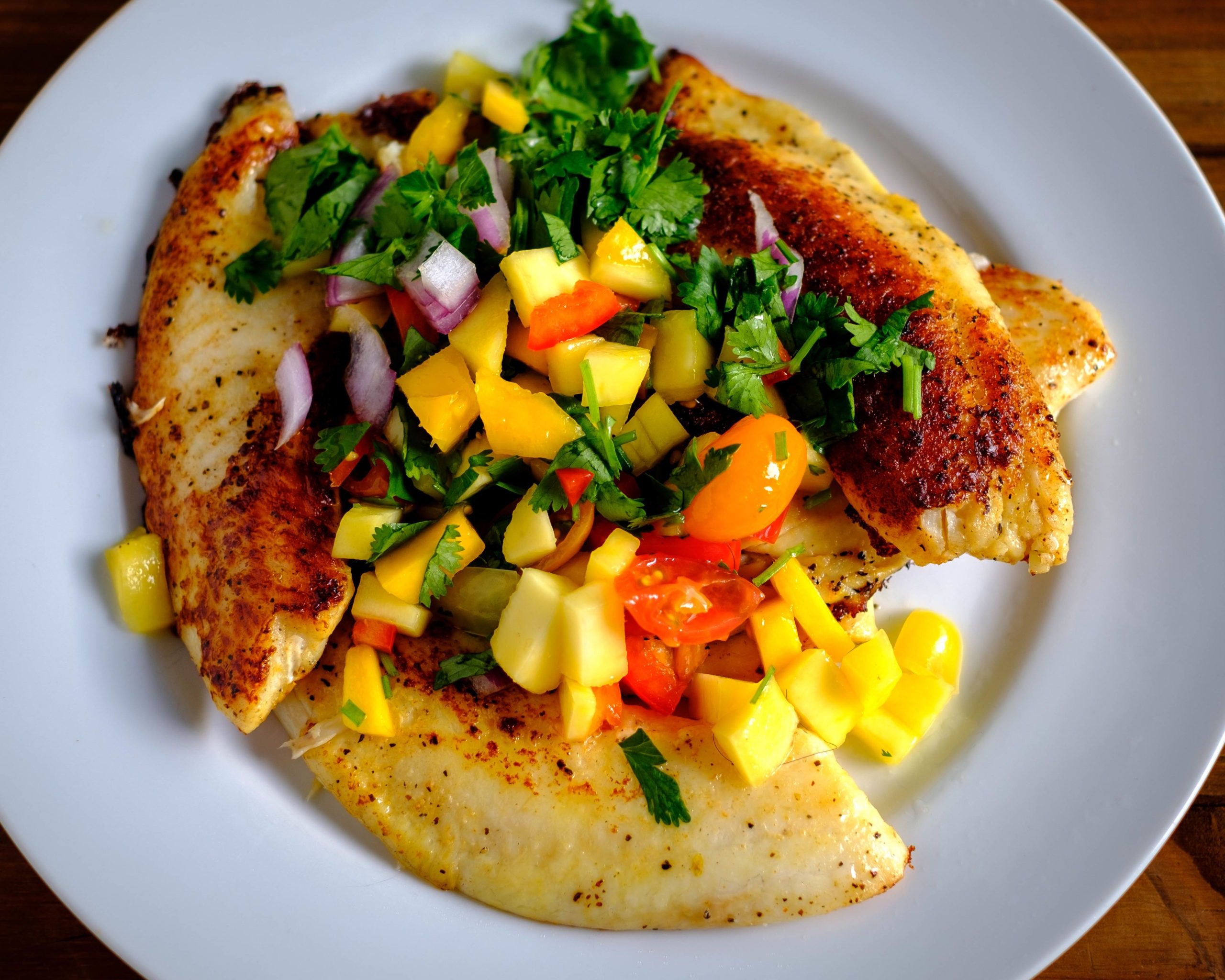 Tilapia with Mango Salsa