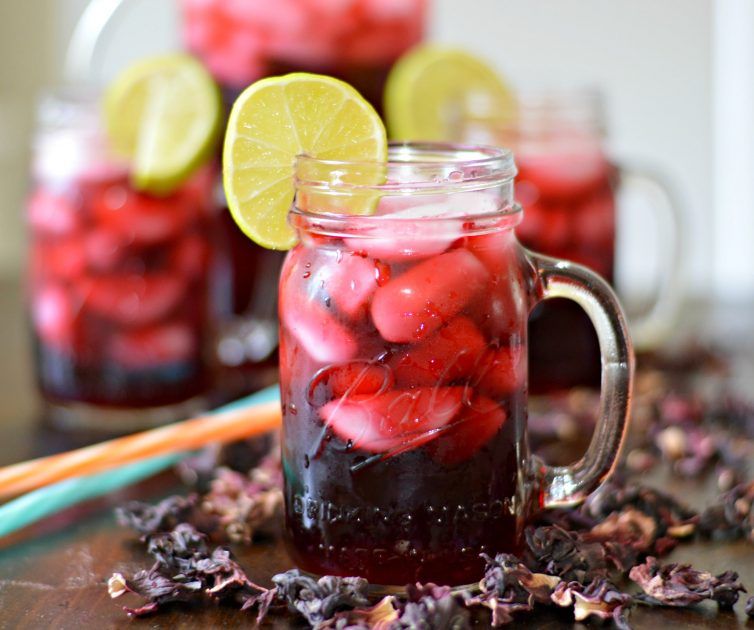 Agua De Jamaica Hibiscus Water