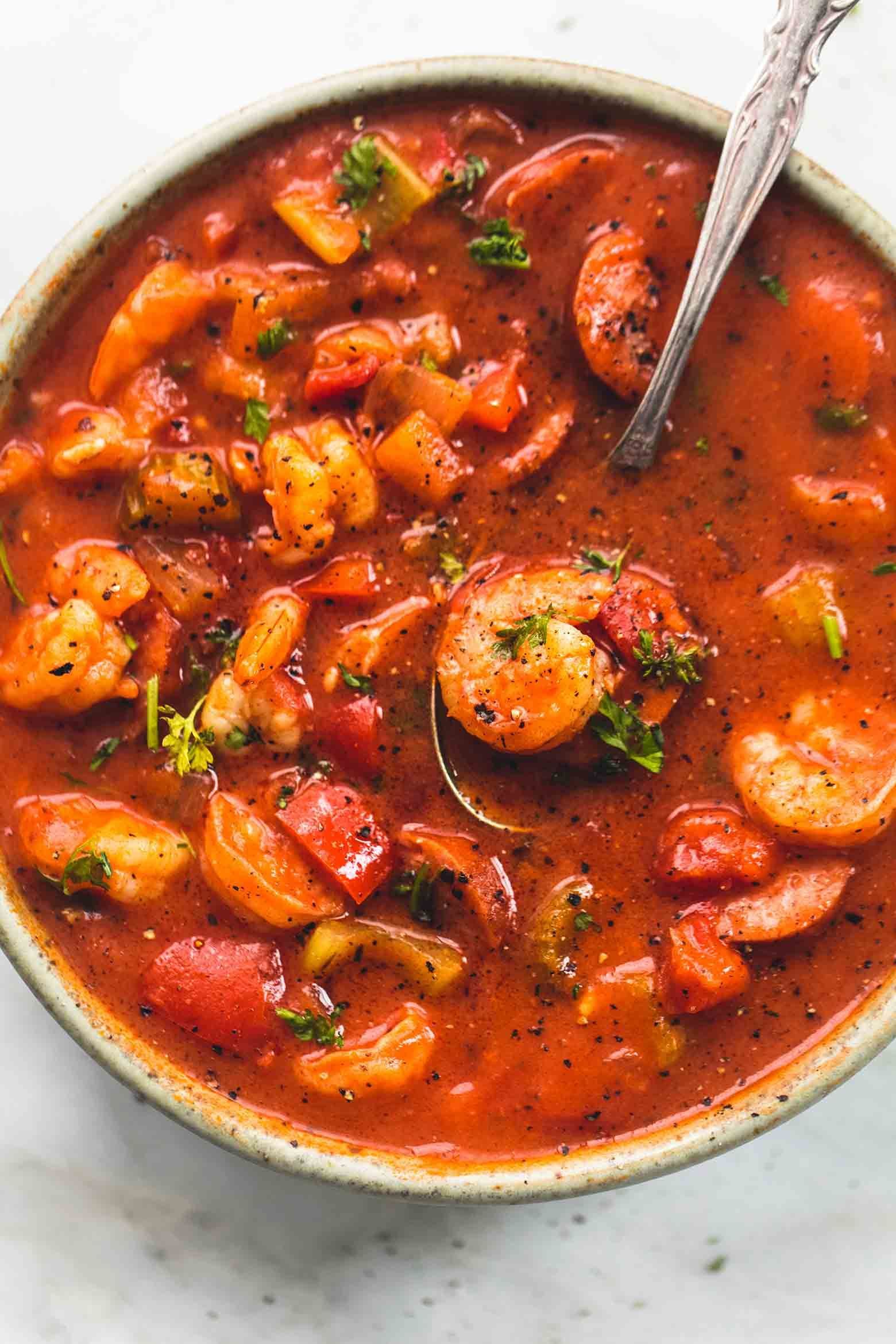 Easy shrimp and sausage gumbo with big, bold flavors