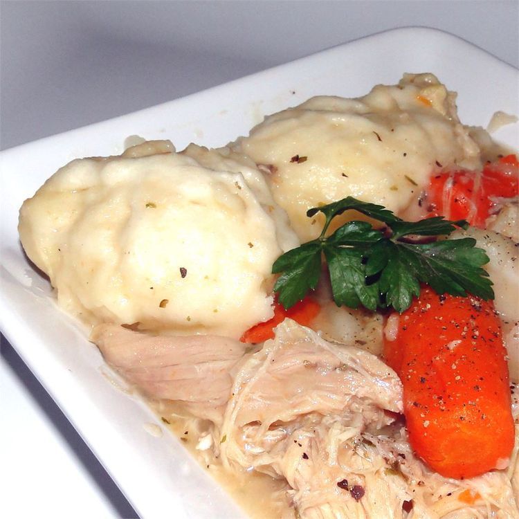 Beginner chicken and dumplings
