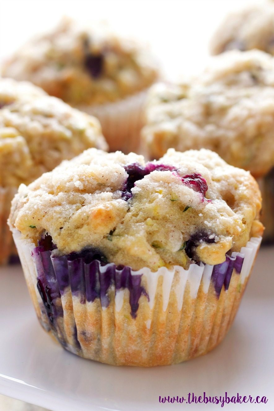 Zucchini Blueberry Muffins