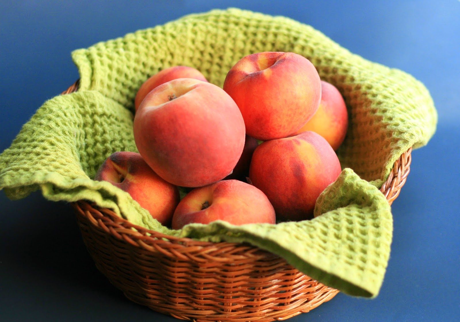 Summer Peach, Basil & Cheddar Muffins