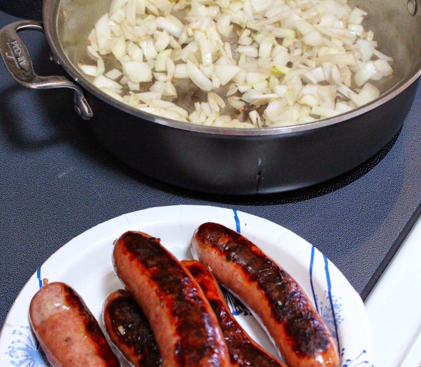 Chicken and Apple Sausage Dish