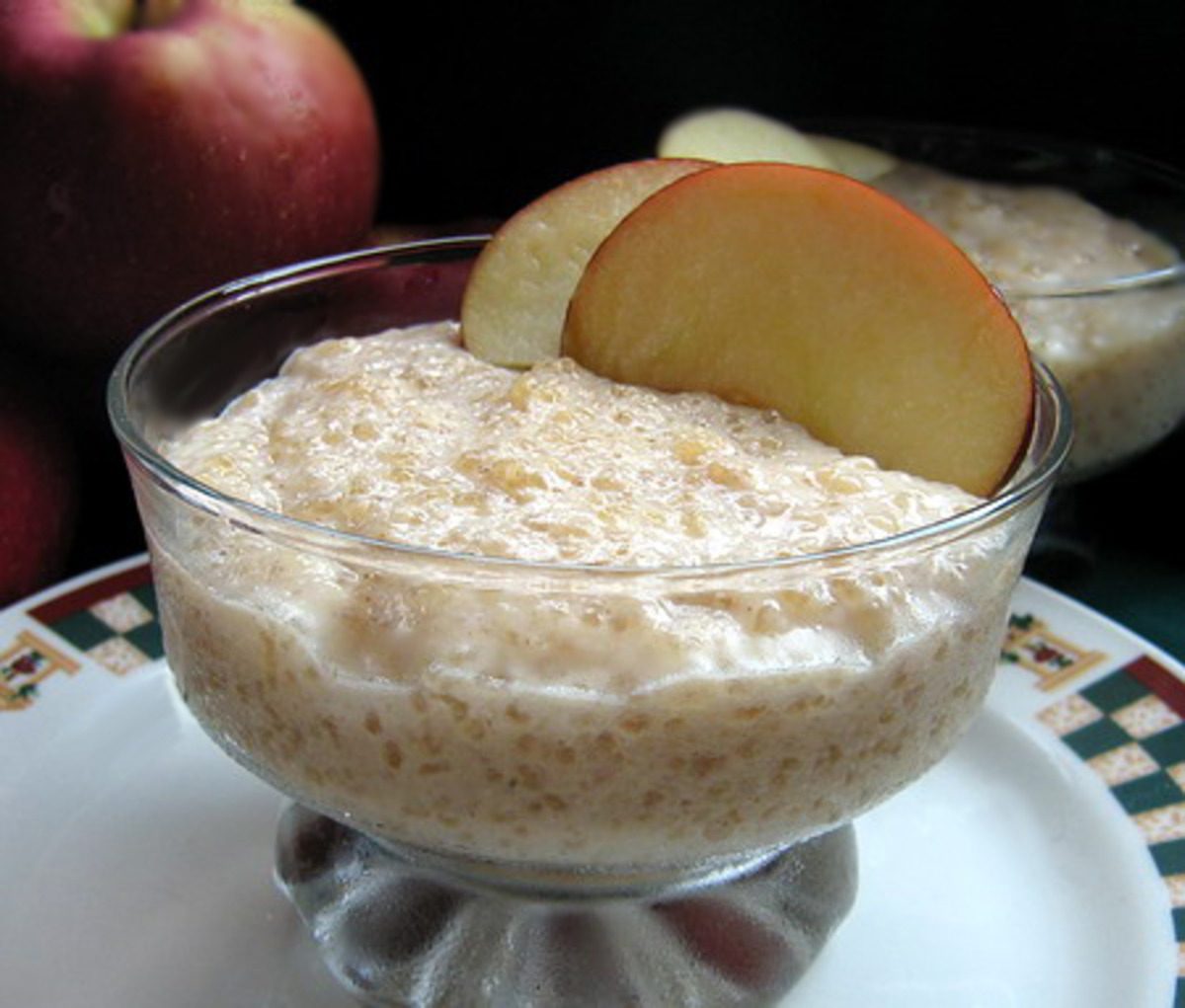 Refreshing Apple Tapioca Pudding