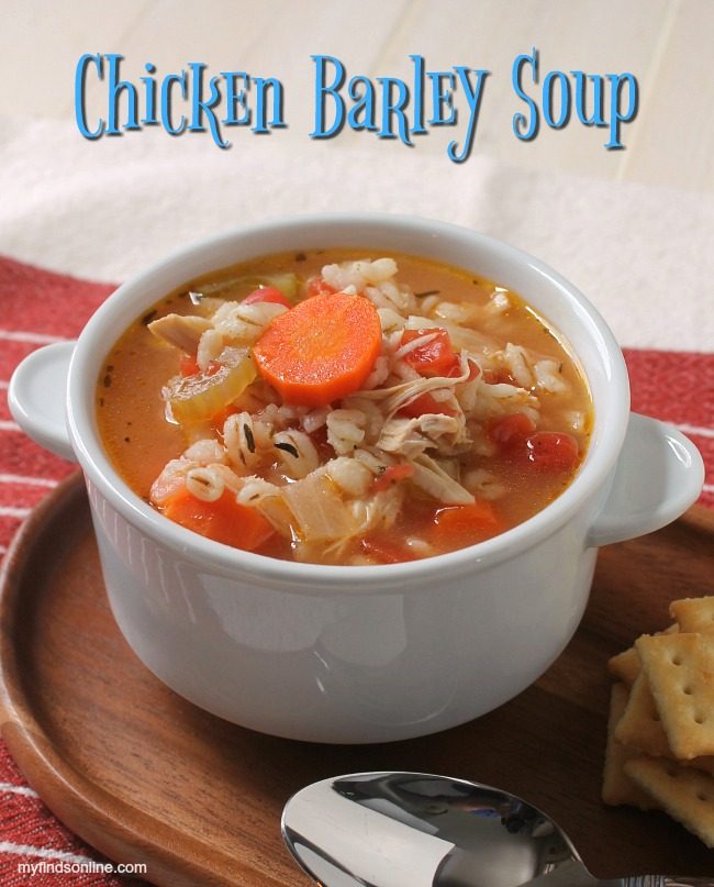 Quick and Easy Chicken Barley Soup