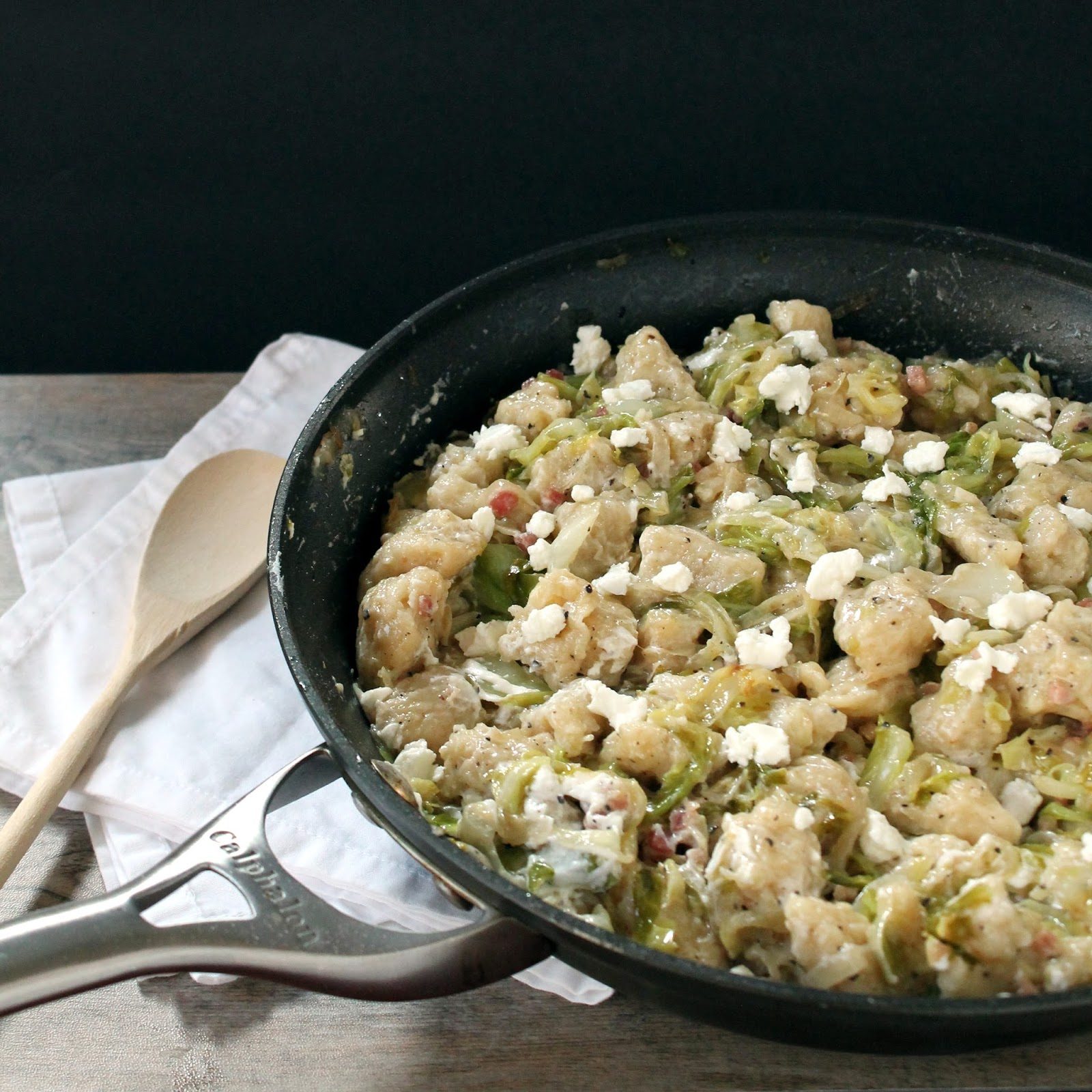 Slovak Haluski - Czech Potato Dumplings and Cabbage Dish