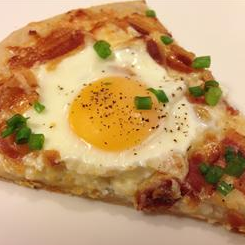 Delicious Dad's Breakfast Pizza