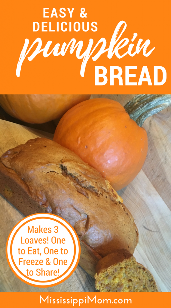 Easy & Delicious Pumpkin Bread