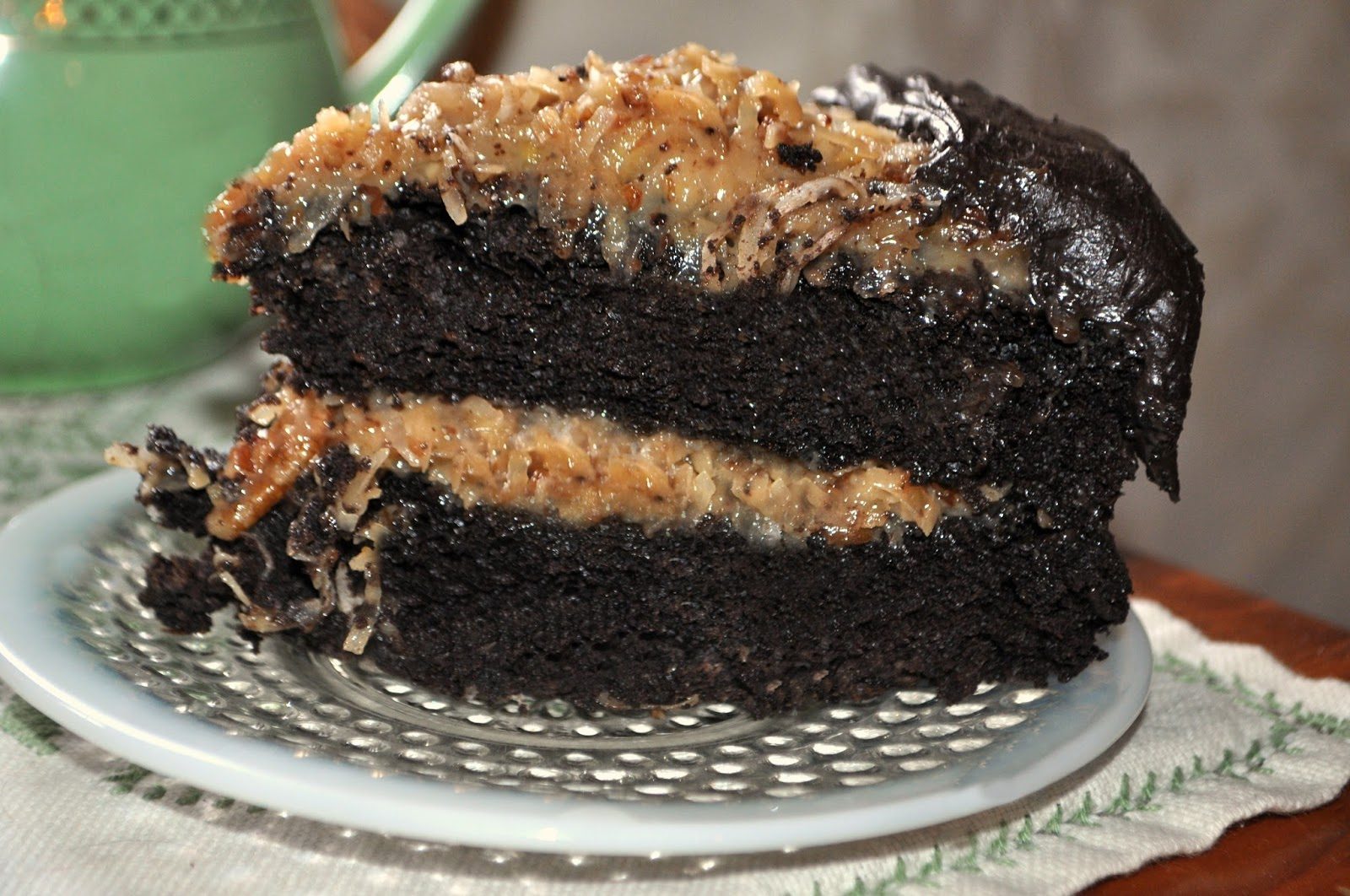 Dark German Chocolate Cake