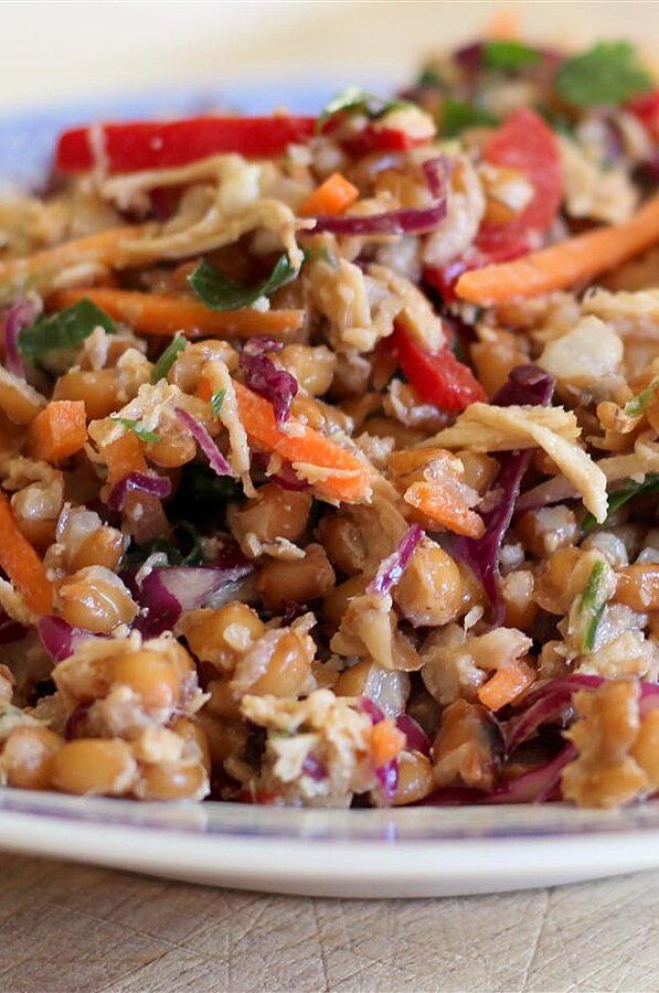 Spicy Chicken and Spelt Salad